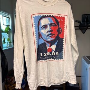 Vintage Long Sleeve Obama Tee